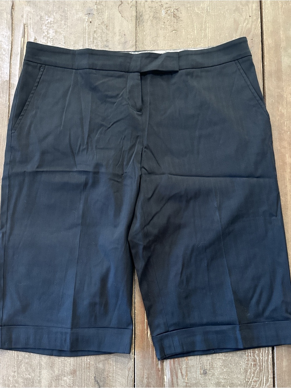Poleci Black Tailored Shorts